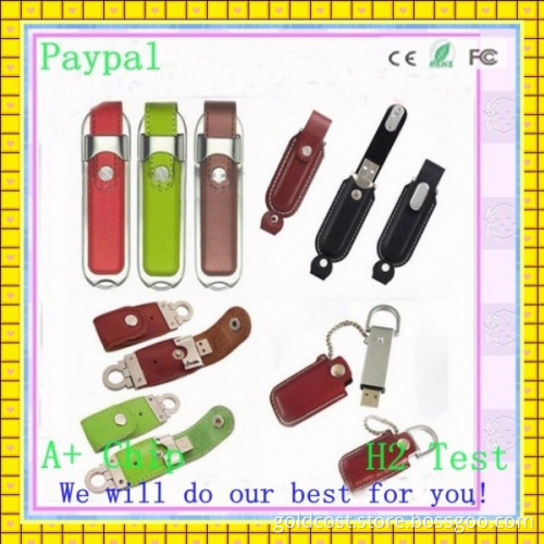 Elegant Leather USB Flash Driver Memory Stick (gc-678)